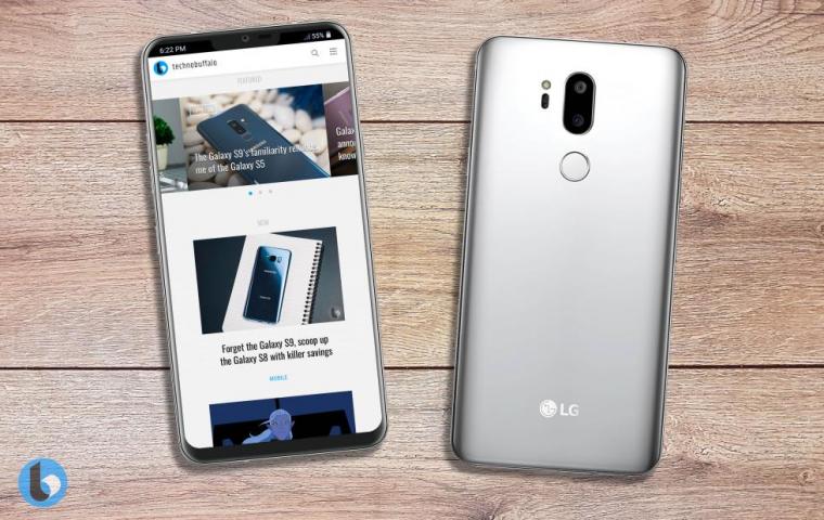 LG G7 Usung Desain Kamera Ganda Dan 'Poni' Milik iPhone X