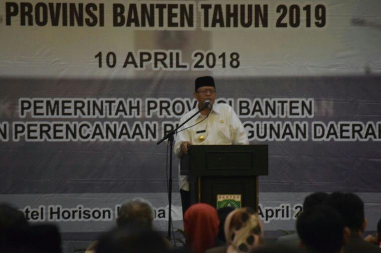 Musrenbang RKPD Banten 2019, Gubernur Harapkan Hasil Strategi Pembangunan yang Manfaat dan Efektif